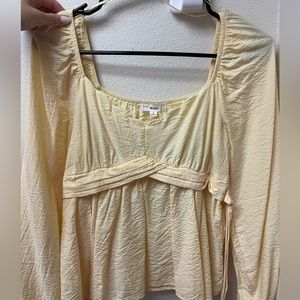 Yellow blouse